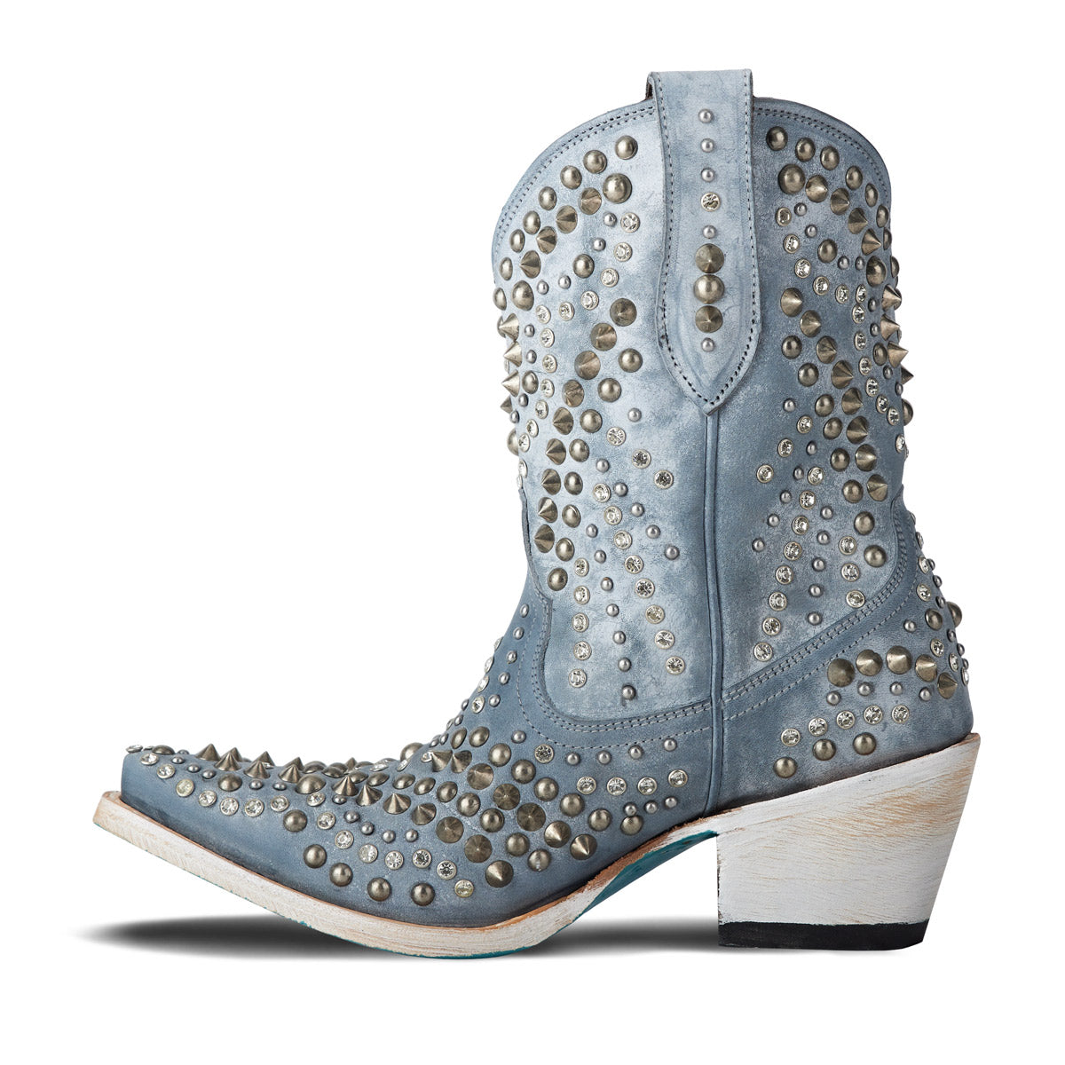 Dolly Bootie - Washed Denim