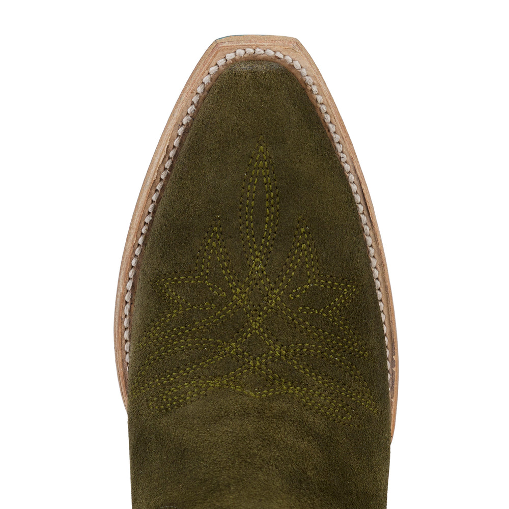 
                  
                    Sandaga Midi - Olive Suede
                  
                