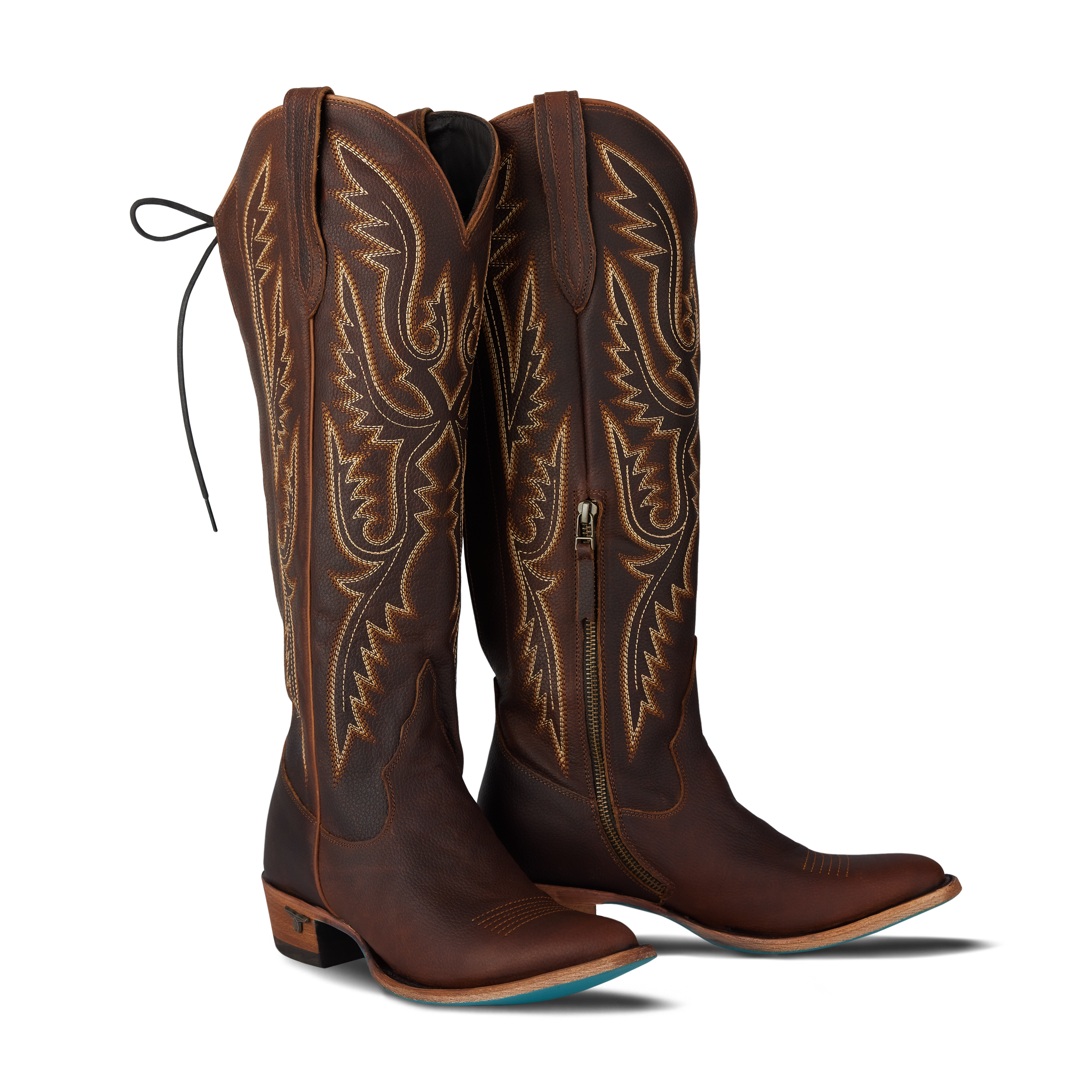 Monica Knee High Corset - Cognac