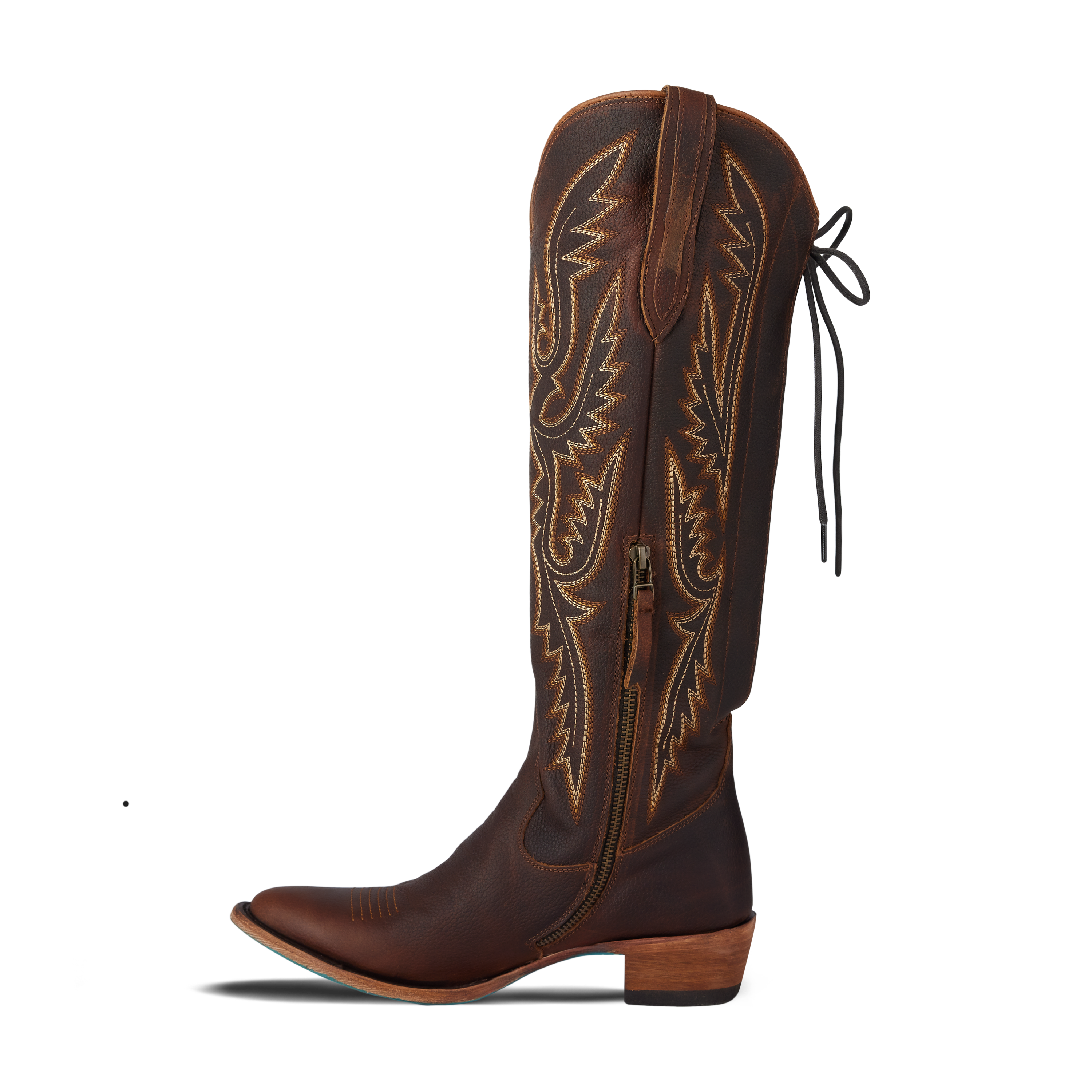 Monica Knee High Corset - Cognac