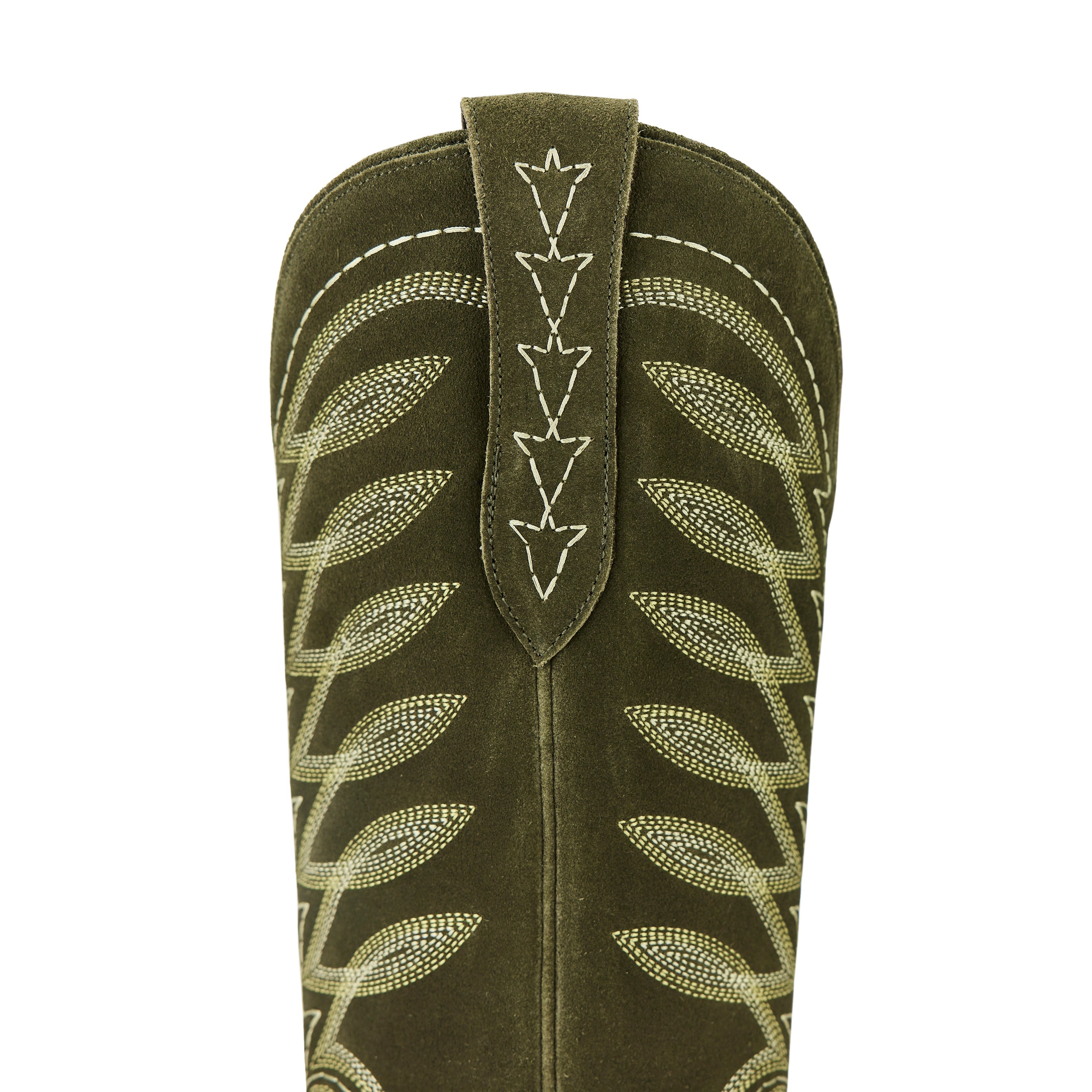 Squash Blossom Boot - Olive Suede