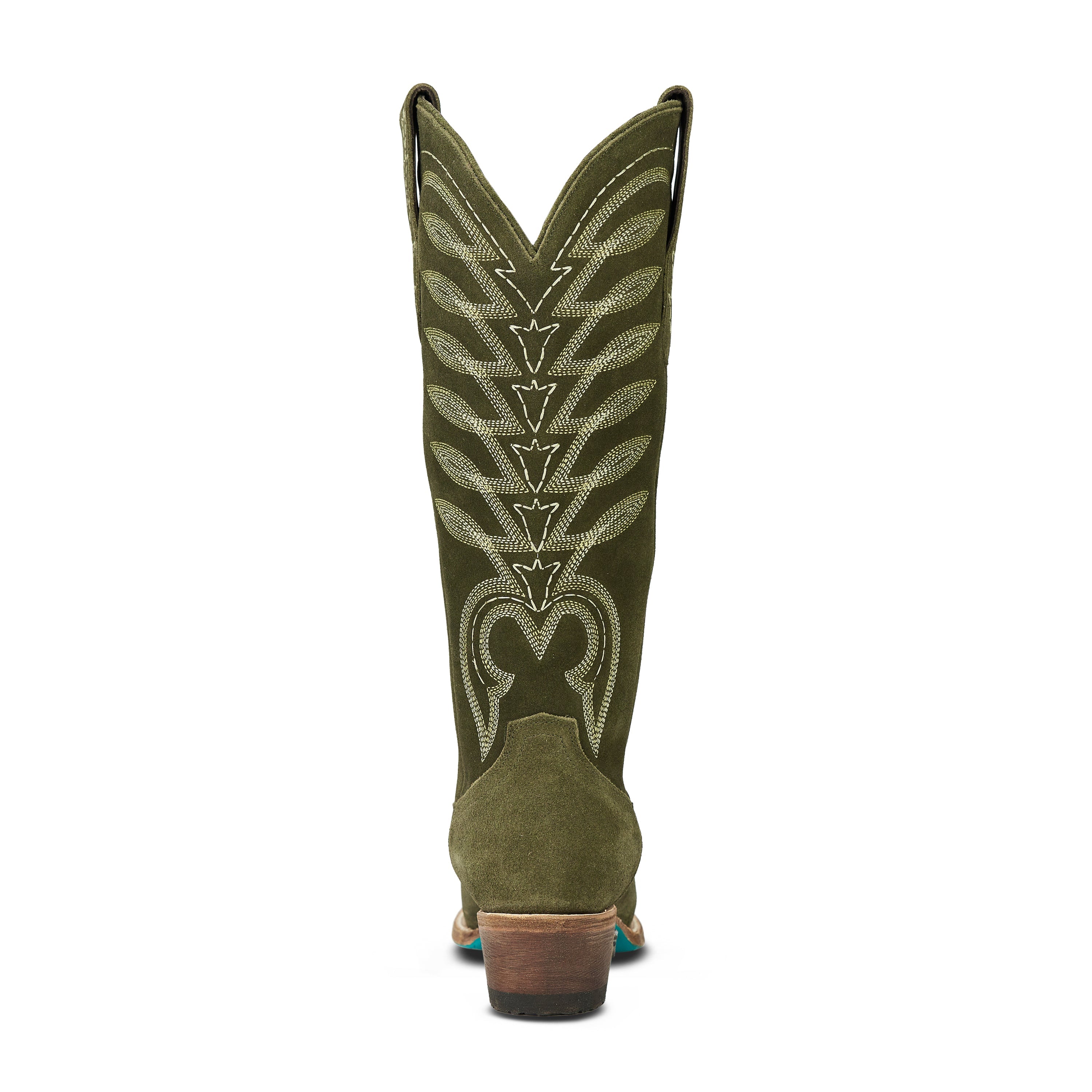Squash Blossom Boot - Olive Suede