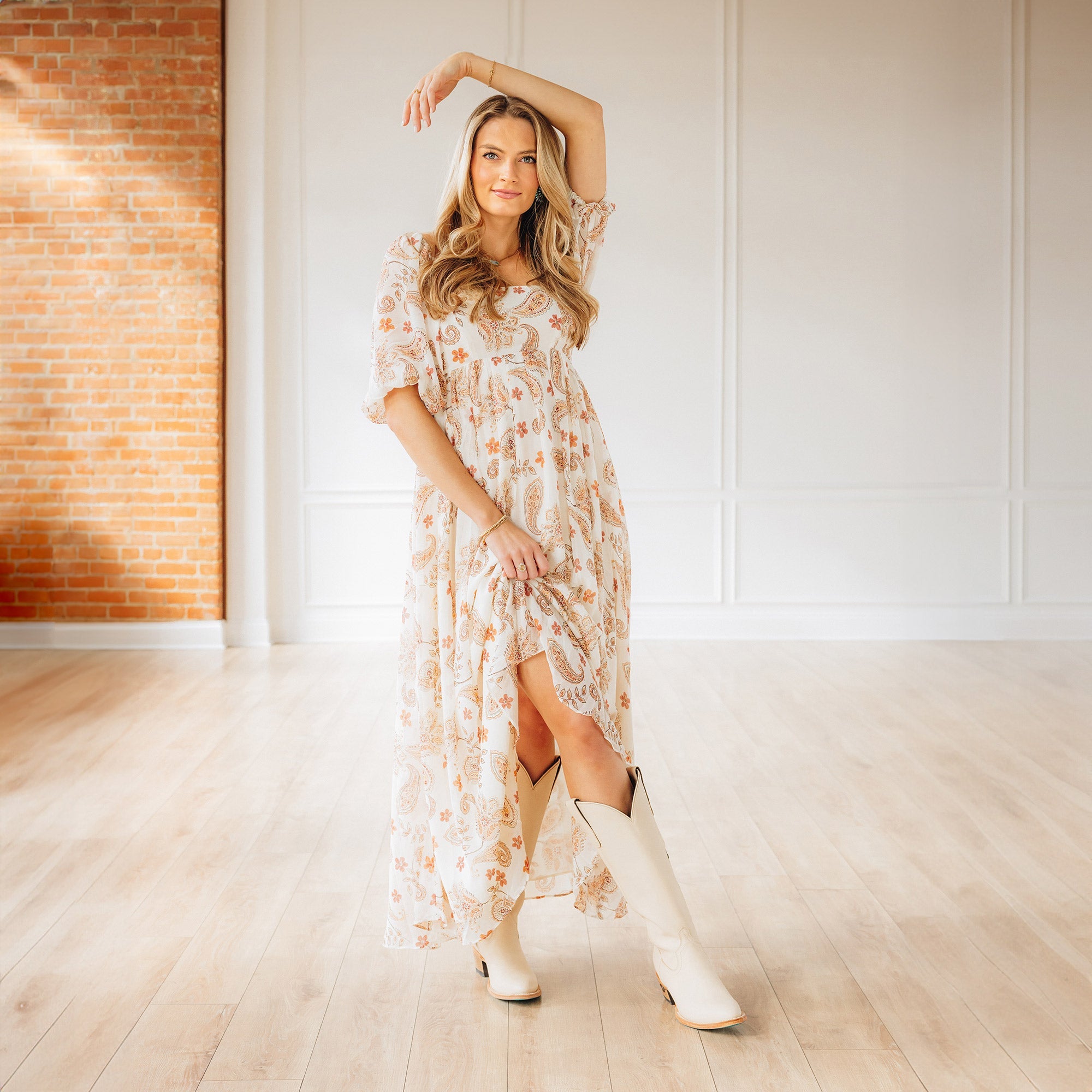 Plain Jane Boot - Pale Ivory