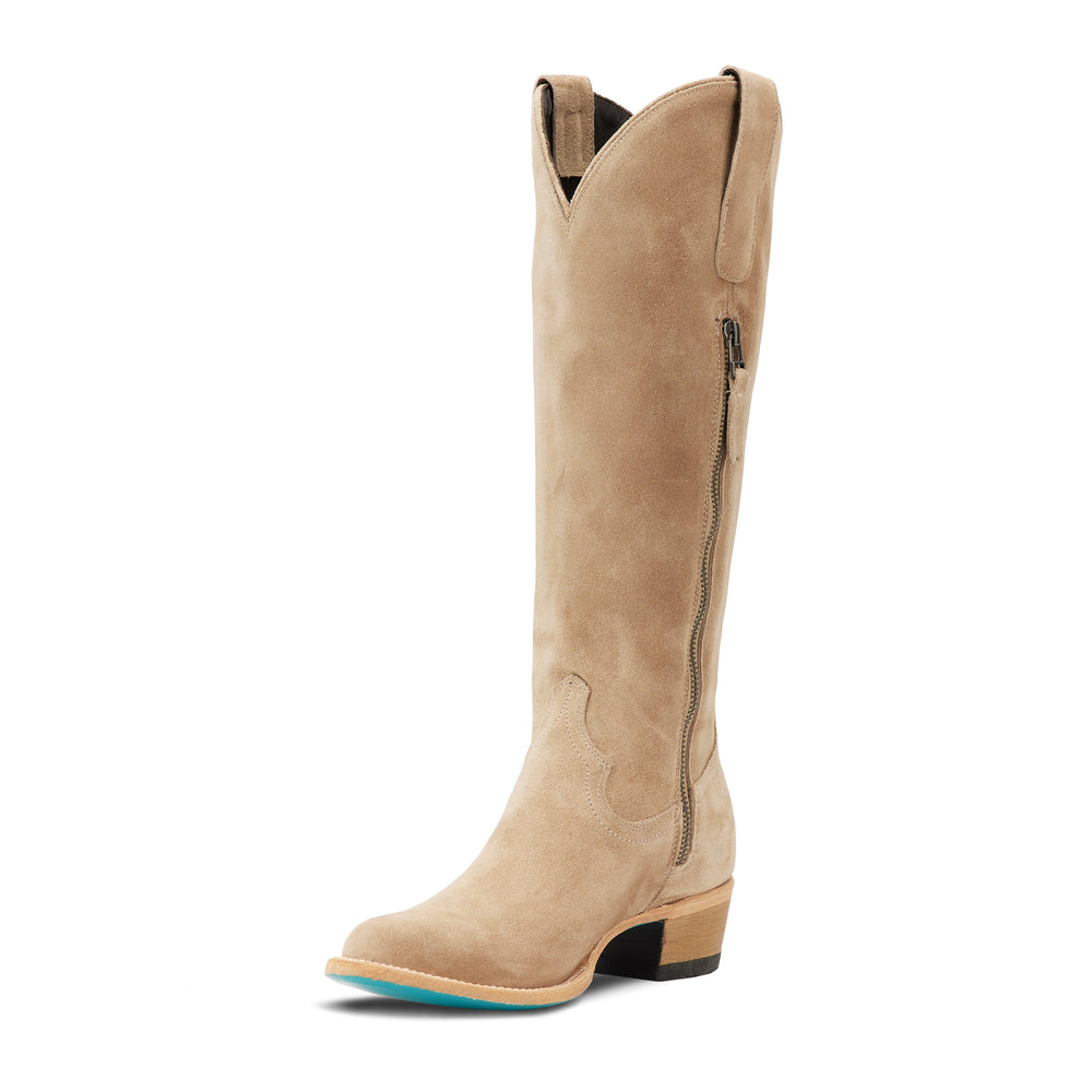 
                  
                    Plain Jane Boot - Latte Suede
                  
                