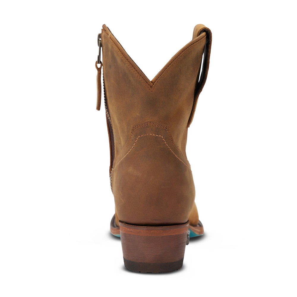 
                  
                    Plain Jane Bootie - Burnt Caramel
                  
                