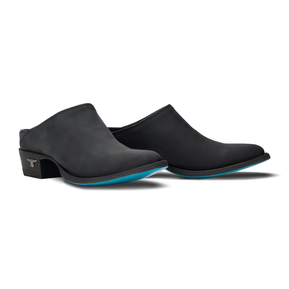 Plain Jane Mule - Matte Black