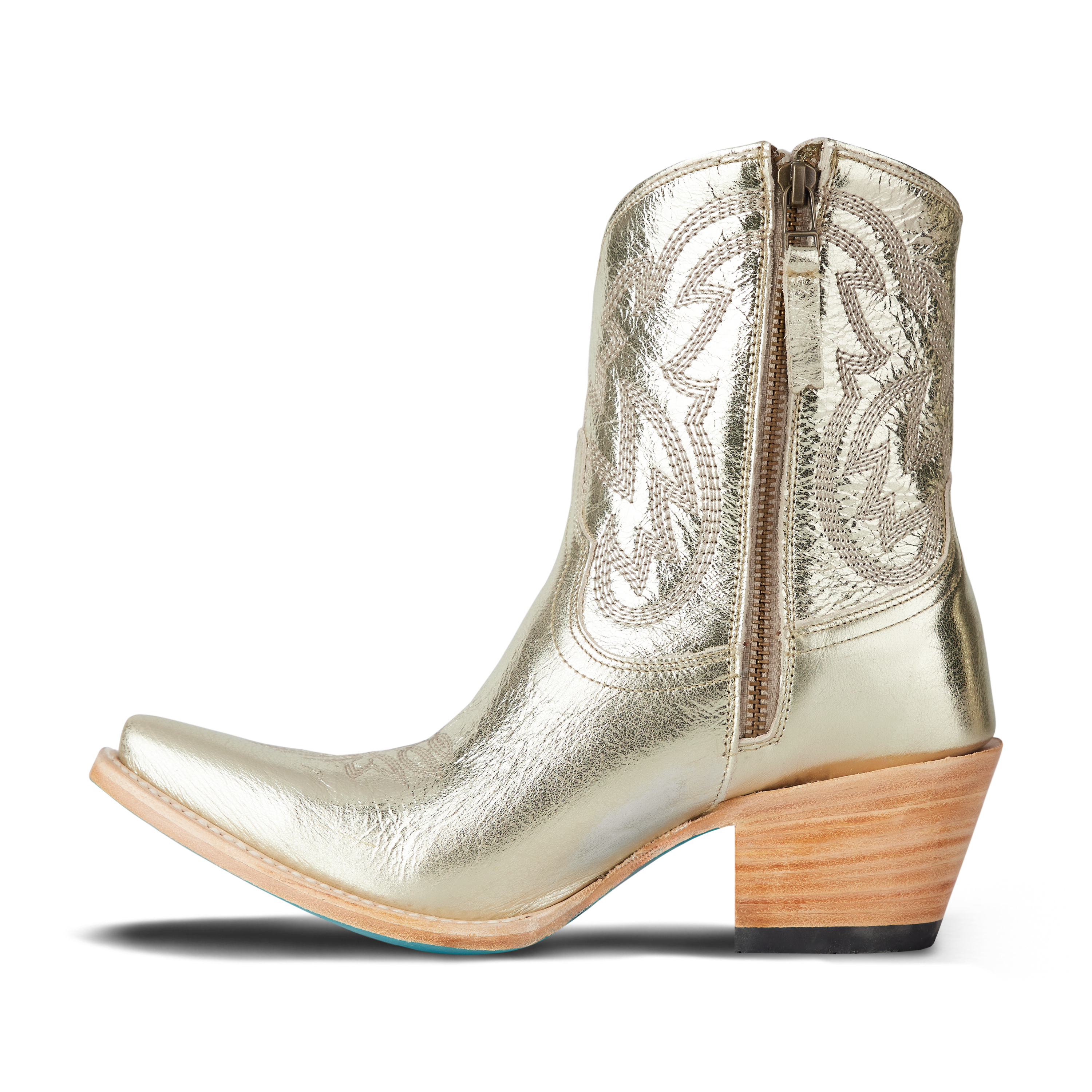 Smokeshow Bootie - Champagne Metallic