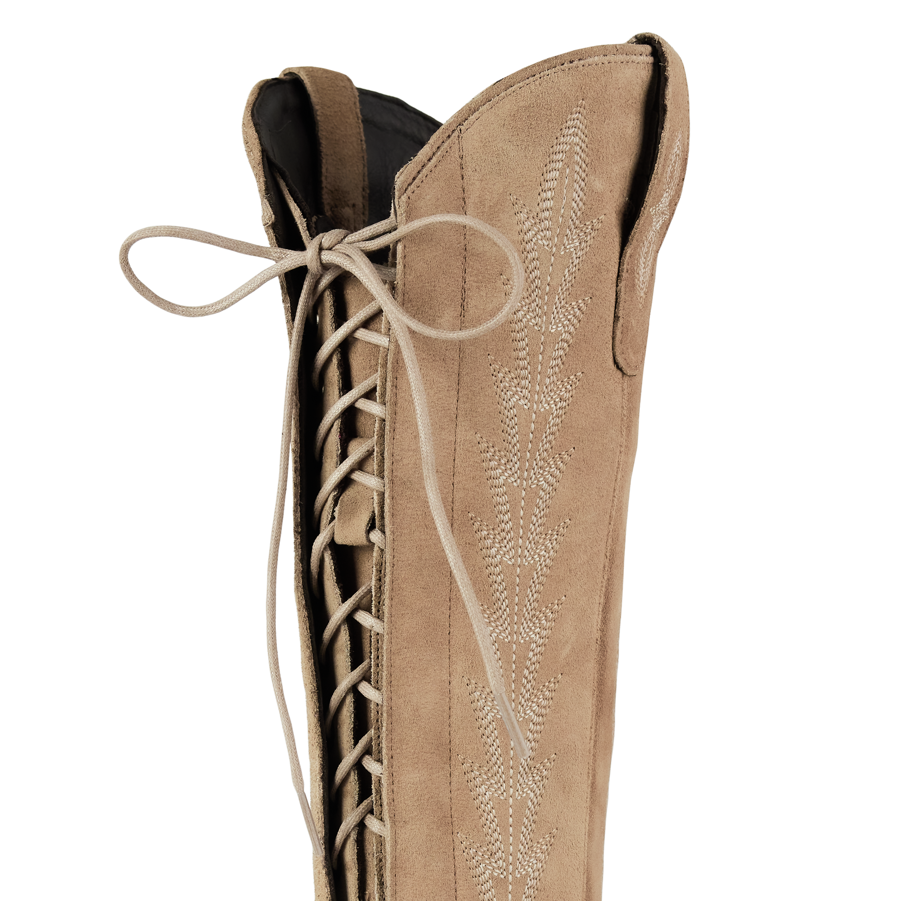 Lexington Knee High Corset - Latte Suede