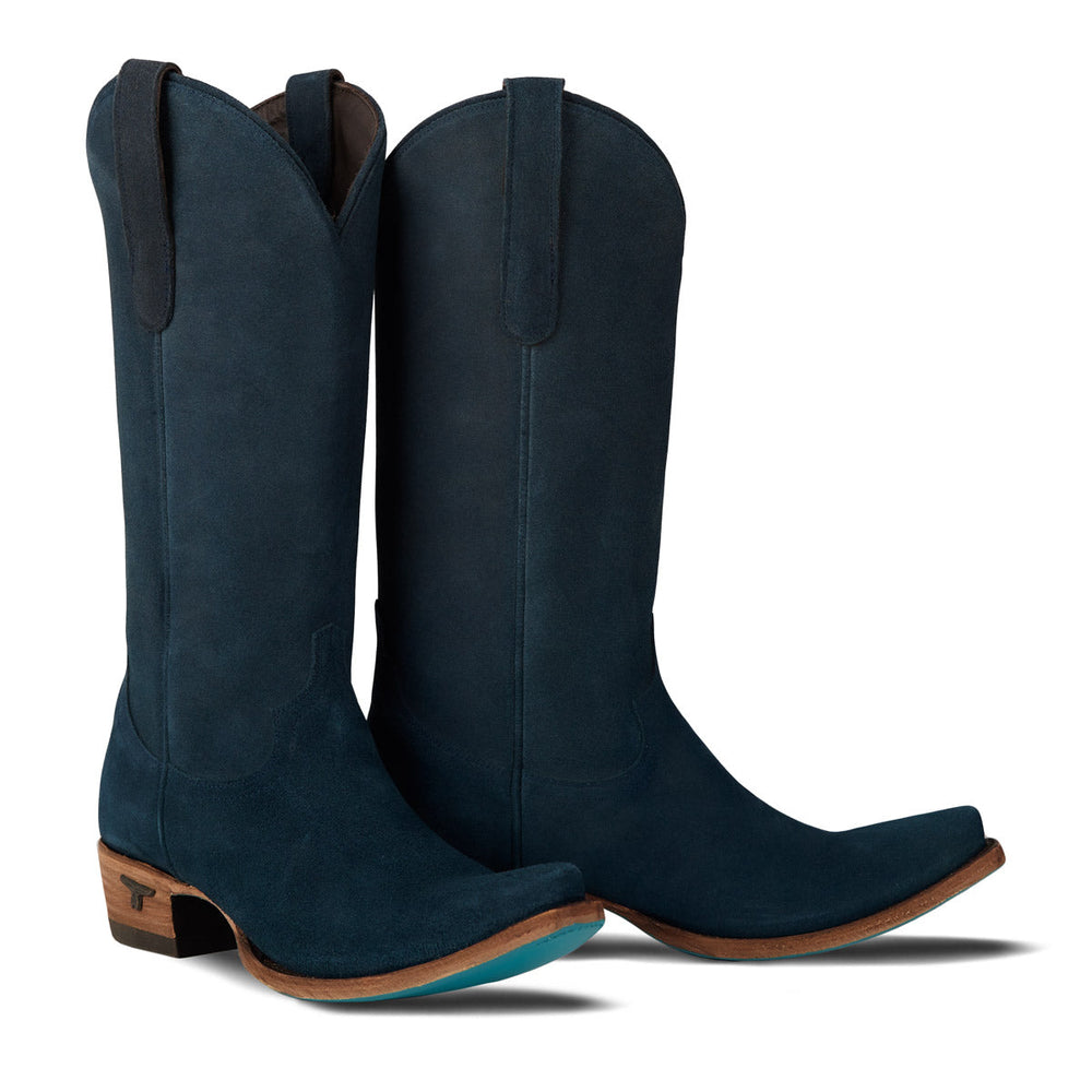 Emma Jane Boot - Navy Suede