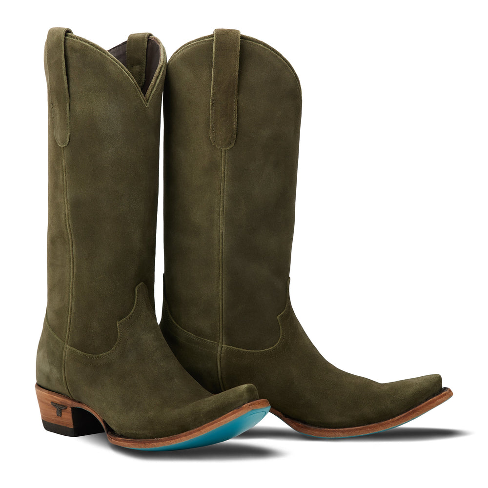 Emma Jane Boot - Olive Suede