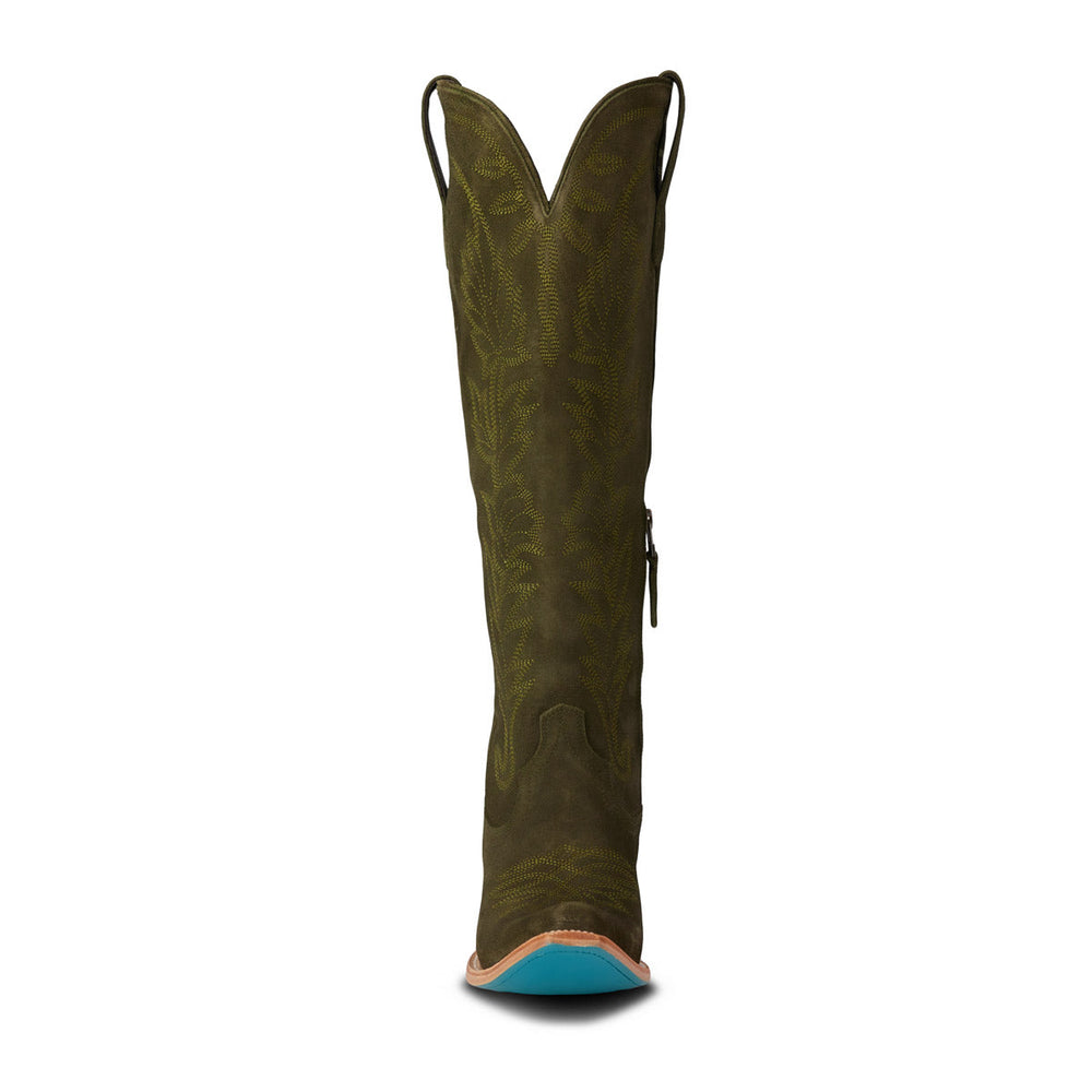 
                  
                    Sandaga Knee High - Olive Suede
                  
                