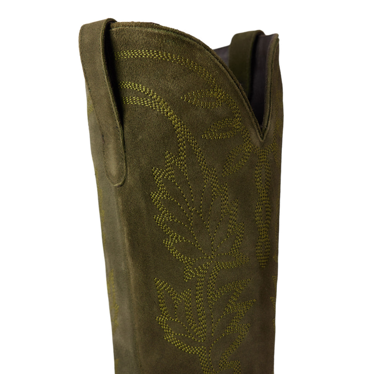 
                  
                    Sandaga Knee High - Olive Suede
                  
                