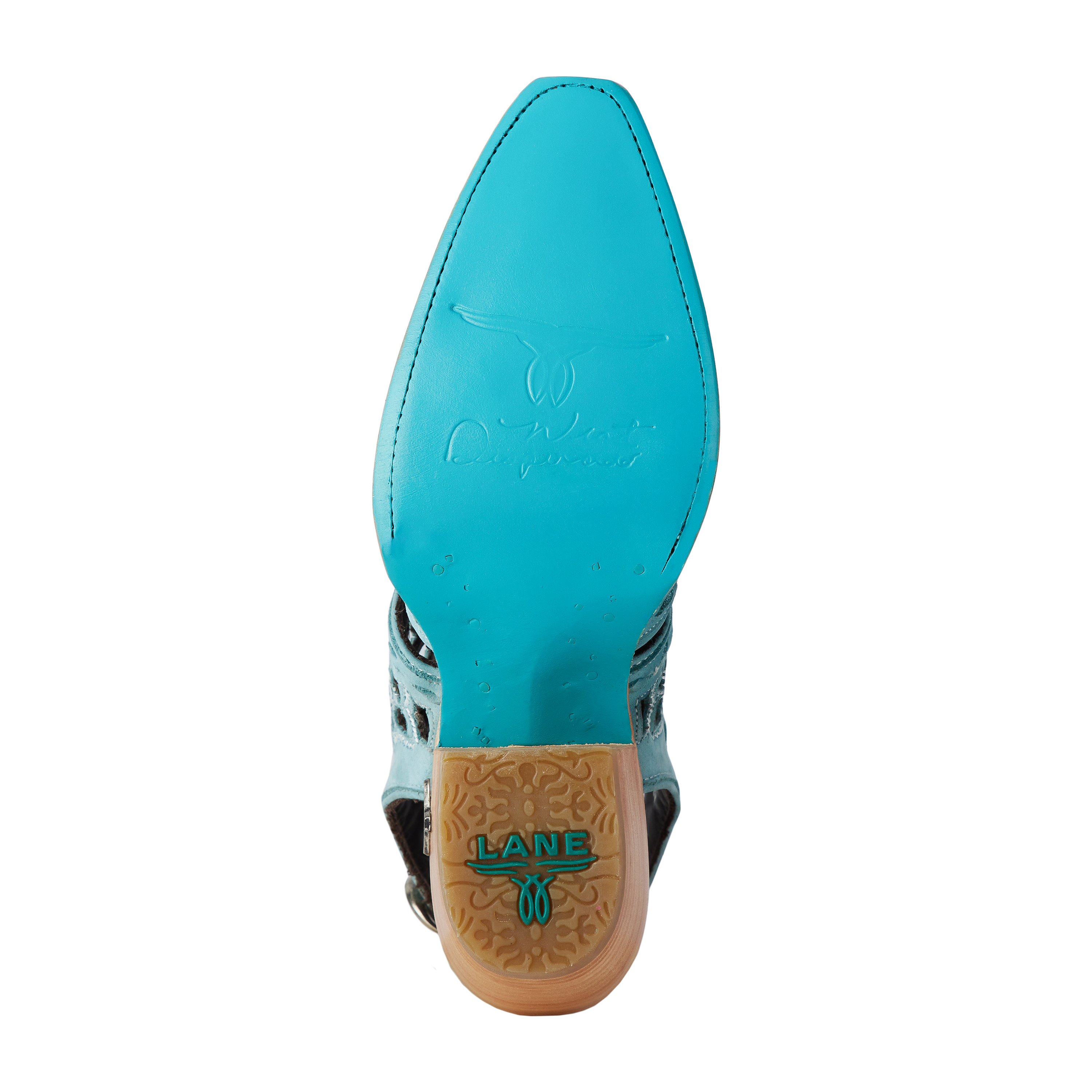 Robin Cut Out Slingback Mule - Powder Blue