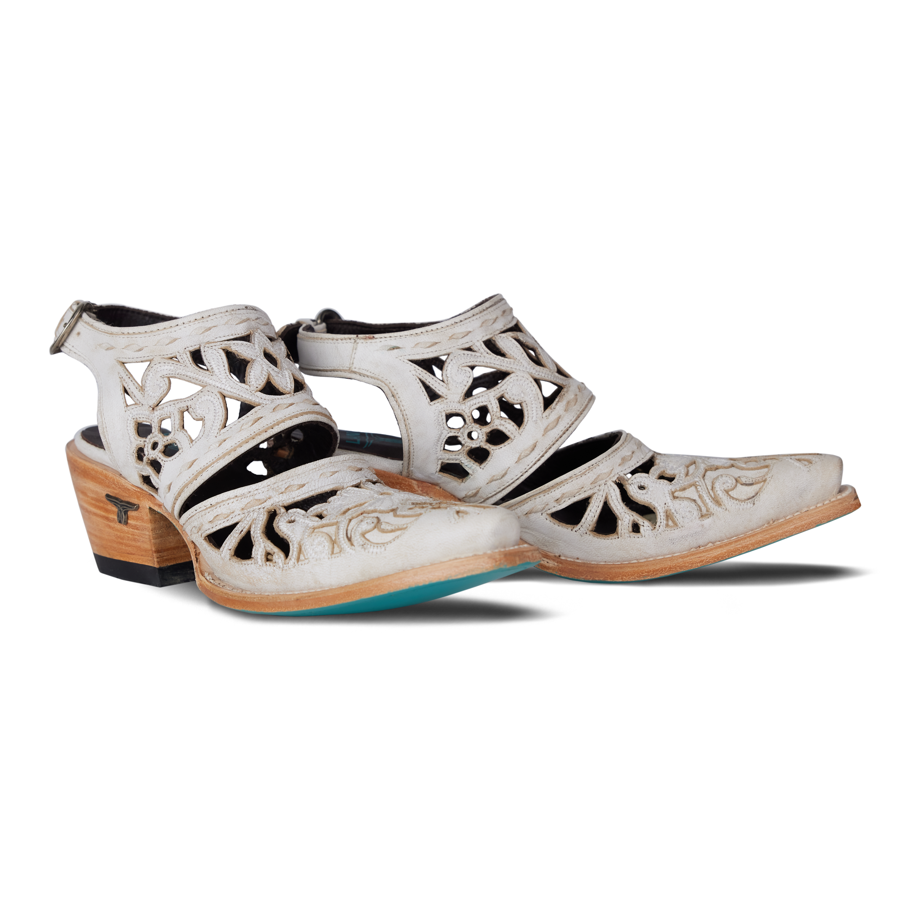Robin Cut Out Slingback Mule - Ceramic Crackle