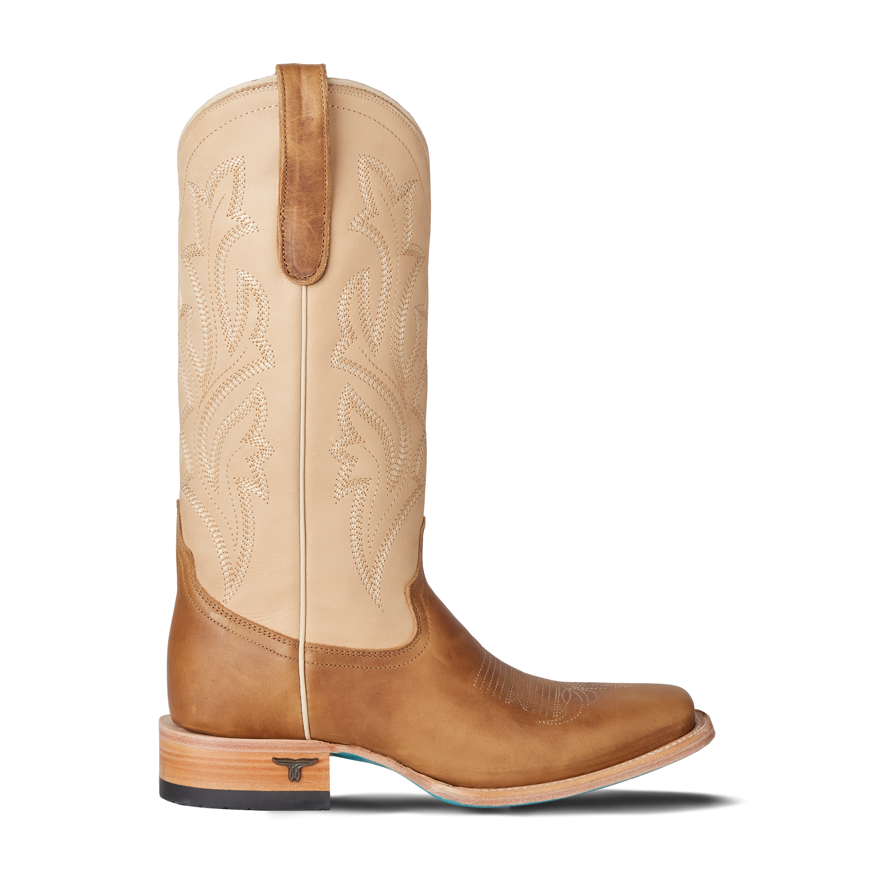 Classic Square Boot - Desert Clay & Pale Ivory