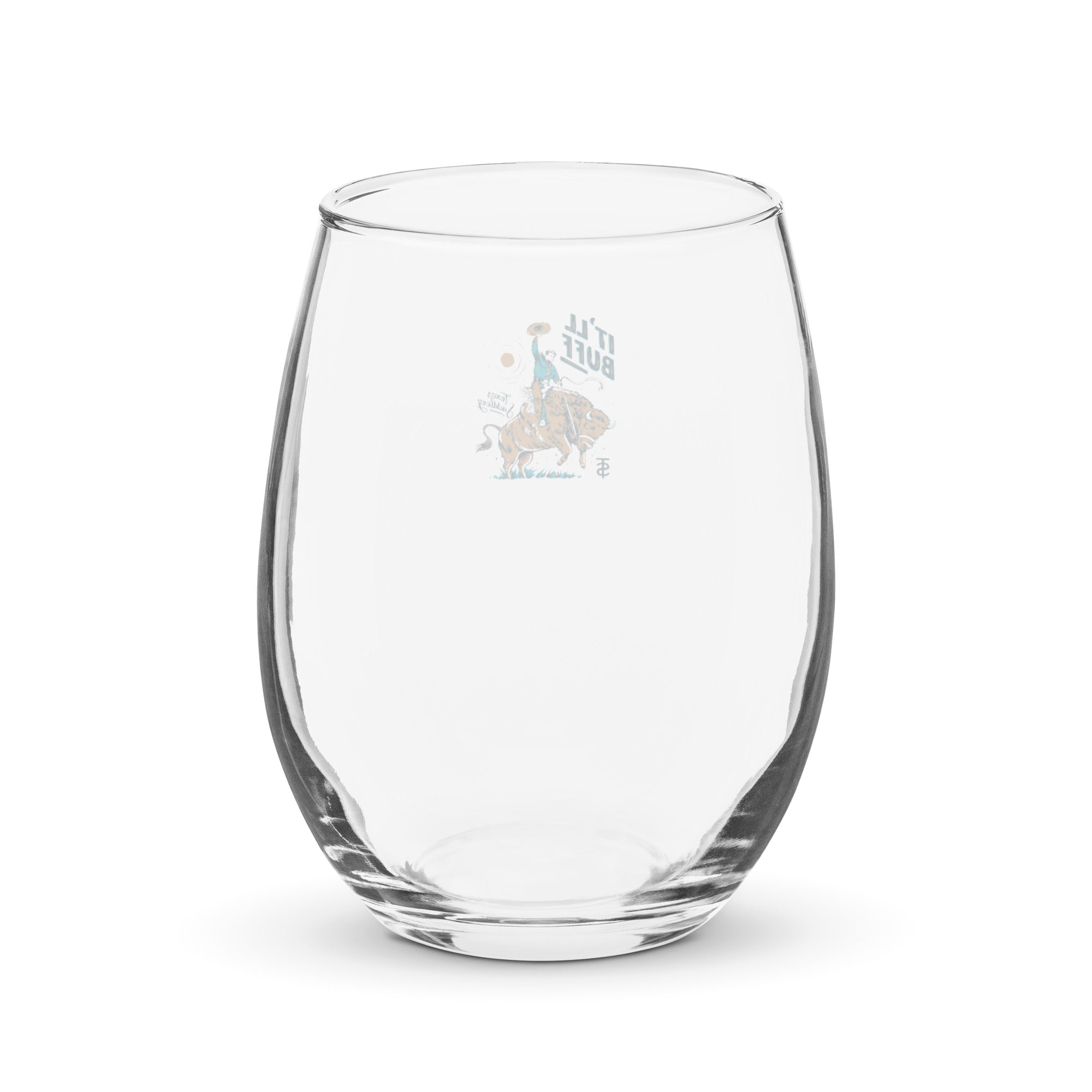 Stemless wine glass