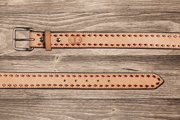 Roughout Buckstitch Belt