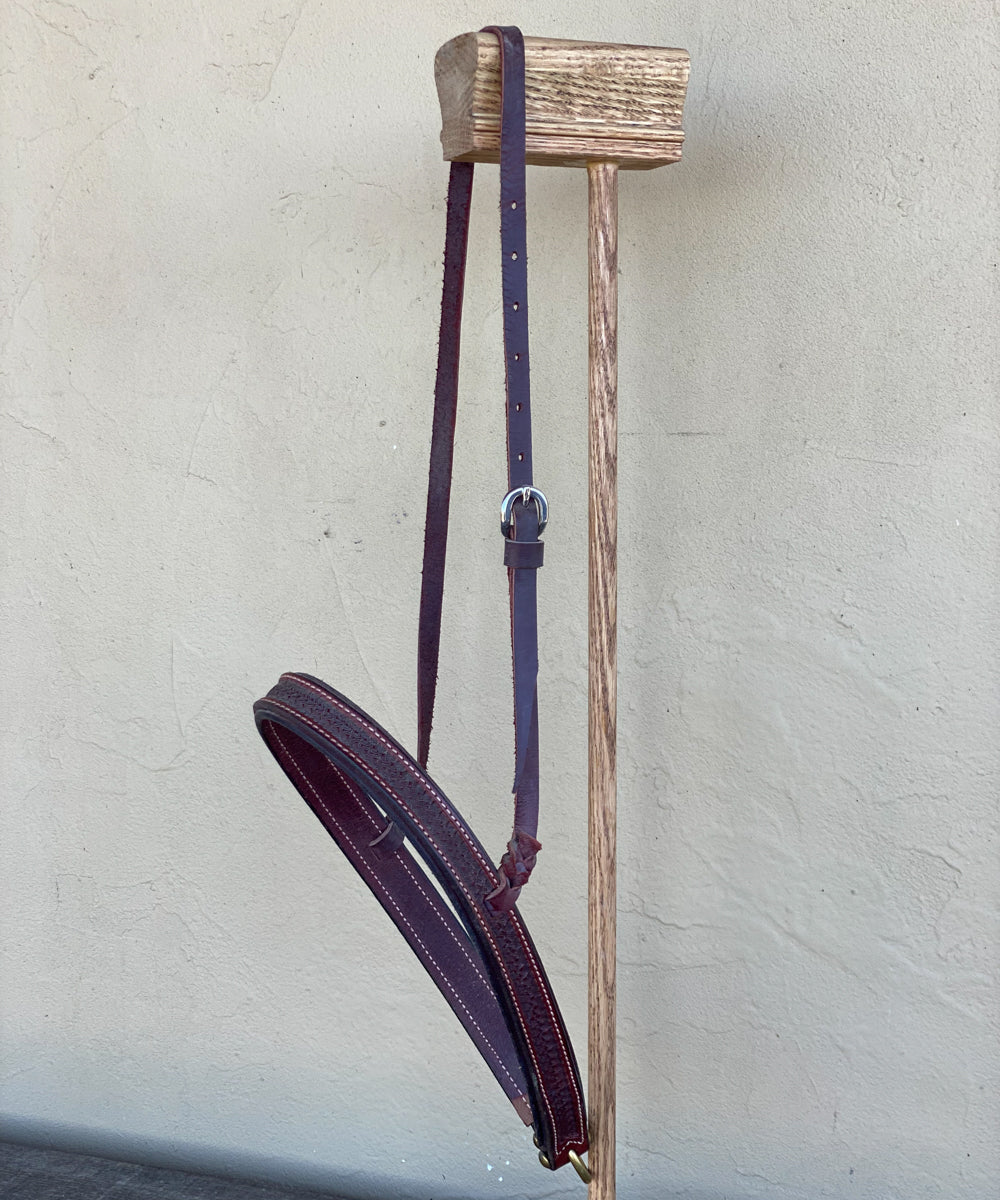 Chocolate Spider Stamped Noseband