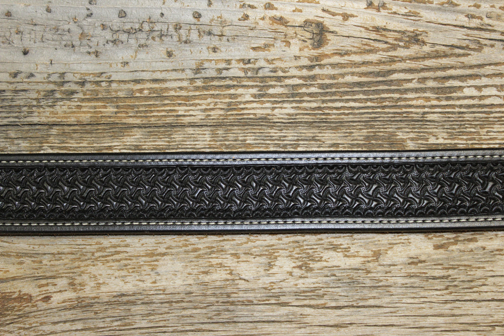 
                  
                    Bargain Barn - Black Spider Stamp Belt
                  
                