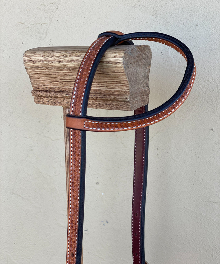 
                  
                    Saddle Tan Stamped One Ear Headstall
                  
                
