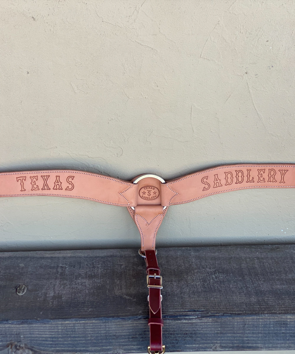 Tan Texas Saddlery-Branded Breast Collar