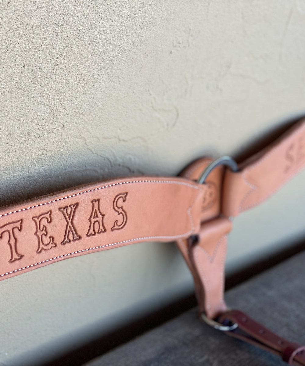 Tan Texas Saddlery-Branded Breast Collar