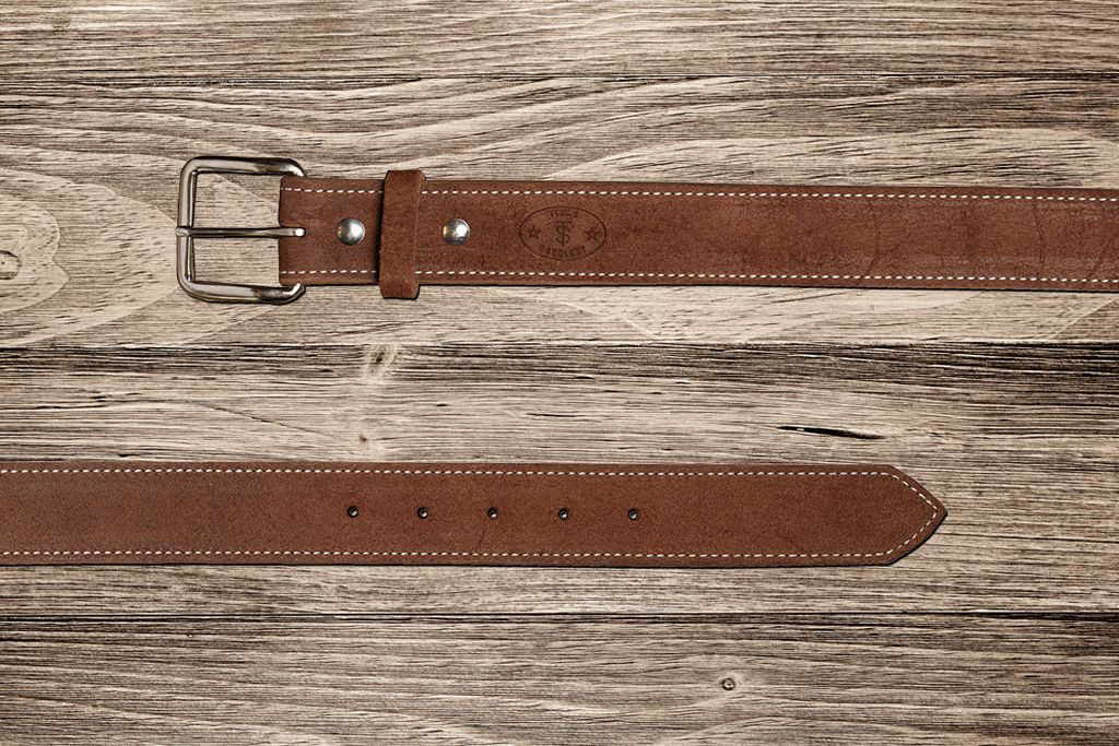 Brown Rough Out Belt