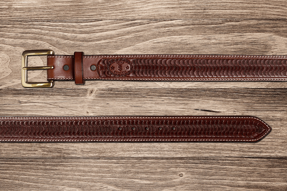 Western Chocolate Swirl Belt – Texas Saddlery