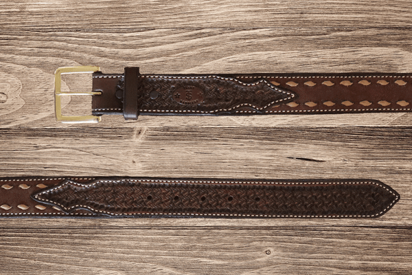 Chocolate Bison Garment Leather/Brown/Saddle Heritage Leather Trim Sun –  Steurer & Co.
